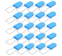 SOLUSTRE 1set Plastic Padlock Security Seals with Self-Locking Design Anti-Tamper Thickened Plastic Shell and High-Tension Iron Wire for Cash Boxes and Electric Meters in Storage 100pcs