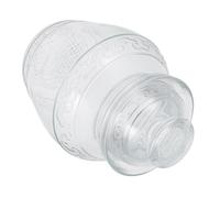 SOLUSTRE 2.5L Glass Fermentation Crock Pickle Jar with Water Seal Lid for Kitchen Food Storage and Korean Fermentation