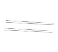 SOLUSTRE 2 Pair Extra Long Stainless Steel Chopsticks 36cm Silver Cooking Chopsticks for Deep Frying and Hot Pot with Heat Resistant and Secure Food Grip Design