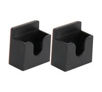 SOLUSTRE 2 Pcs Radio Microphone Holder Clip with Adhesive Back, Universal Car Mic Mount Bracket Compatible with Baofeng Uv-5r and Quansheng Uv-k5, Wireless Cb Mic Hanger for Vehicle
