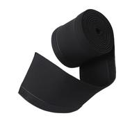 SOLUSTRE 2 Rolls Black Neoprene Cable Management Sleeves 1 Meter Each, Cuttable and Wire Sleeves for Cable and Data Line Protection at Home Or Office