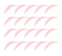 SOLUSTRE 20 Pairs Silicone Eyelash Pads for Lash Extension, Easy to Apply and Provide Straight and Even Curling, Suitable for Beauty Salon Use, Soft and Sturdy Silicone Material