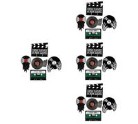 SOLUSTRE 20 Pcs Vintage Magnetic Tape Brooch for Women, Alloy Material with Secure Buckle, Not Easy to Lose, Clothing Decor and Pin for Backpacks, for Halloween Accessories