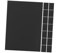 SOLUSTRE 20 Sheets Black Card Paper Thick DIY Crafting Paper for Origami Handmade Painting Scrapbooking and Card Making Suitable for Teens Teachers Family Arts and Crafts Projects