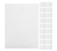 SOLUSTRE 20 Sheets Braille Handwriting Paper for Blind People, Portable White Writing Paper for School and Home Practice, Comfortable Experience for Learning and Practice Activities