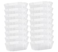 SOLUSTRE 2000pcs Greaseproof Paper Loaf Liners for Bread Baking Decorative Cupcake Wrapping Liners White Paper Cake Holders Multi Purpose Baking Cups for Cakes and Desserts