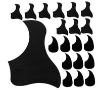 SOLUSTRE 20pcs Black Pvc Guitar Pickguards with Anti-scratch Design and Impact Protection for Electric and Acoustic Guitars for Strumming Protection