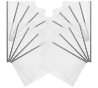 SOLUSTRE 20pcs File A4 Binding Bars File Lever Clips Plastic Multipurpose Anti-Slip Locking Levers Project Management Papers Organizers for Accountants and Students