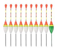 SOLUSTRE 20pcs Fishing Floats Foam Bobbers Assorted Colour Accurate Signal High Concentricity Fishing Line Accessories for Outdoor Angling Random Color