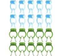 SOLUSTRE 20pcs Nasal Clip Nose Fixing Clips Stop Nosebleeds Assorted Color Pom and Eva Material Fits Nose Perfectly Practical Breathing Training Aid for Lung Health