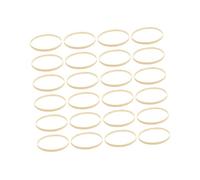 SOLUSTRE 20pcs Natural Bamboo Dreamcatcher Rings DIY Craft Frames for Handcraft Projects Smooth Round Hoop for Windchimes Wreaths Mandalas Embroidery and Weaving Accessories