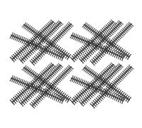 SOLUSTRE 20pcs Notebook Binding Coils Plastic Round Hole Binding Spines Black Quick Assembly for Reports and Work Students and Office Workers
