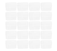 SOLUSTRE 20pcs Plastic Candle Container Wax Melt Mold Reusable Artistic Simple Design Premium Plastic Material for Candle Making in Office and Living Room