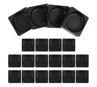 SOLUSTRE 20pcs Practice Ink Stone Portable Inkstone Lightweight Plastic Brush Holder Elegant Appearance Traditional Chinese Stationery for Calligraphy Practice