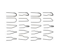 SOLUSTRE 20pcs Professional Wood Burning Marker Tips Replacement with Heating Wire Nibs for Pyrography Machine, Multi-Material Compatibility Including Leather and Paper, for DIY Woodcrafts