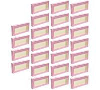 SOLUSTRE 25pcs Lash Case Eyelash Storage Case Paper Material with Lid Easy to Open and Close Convenient to View Contents Colorful Delicate Design for Women and Can Be Placed in Cosmetic Bag