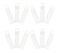 SOLUSTRE 25pcs Lip Balm Holder Pvc Plastic Refillable DIY Design Money Holder Lip Balm Pouches for Cosmetic Storage and Packaging