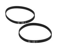 SOLUSTRE 2gt Timing Belt for 3d Printers 6mm Width 200mm Length 2-piece Set Precision Rubber Timing Belt Replacement for Enhanced Performance