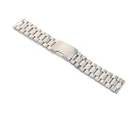 SOLUSTRE 2pcs 24mm Stainless Steel Solid Links Watch Band Straight End
