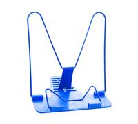 SOLUSTRE 2PCS Adjustable Book Reading Rack Blue Multi-Purpose Reading Stand - Angle Support for Home Study Lightweight Portable Book Bracket