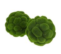 SOLUSTRE 2pcs Artificial balls Realistic Faux Topiary Spheres for Garden Decor Weddings DIY Landscaping Seasonproof Decorative Green Balls for Crafts and Commercial Spaces