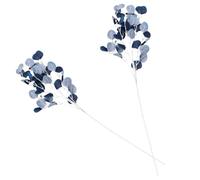 SOLUSTRE 2pcs Artificial Green Plant Eucalyptus Leaves Branch for Newly Opened People and Friends Rustic Theme Party Photo Studio