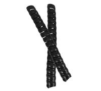 SOLUSTRE 2pcs Black Plastic Spiral Tree Protection Wrap for Furniture Legs and Saplings, Easy Installation with Sleek Surface, Modern Style Spiral Construction for Effective Bark Protection