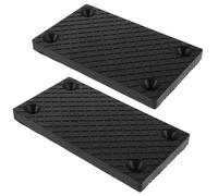 SOLUSTRE 2pcs Car Lift Rubber Jack Pads for Vehicle Stable Support and Dual Column Arm Protection, Plastic and Rubber Material, for Car Repair and Maintenance