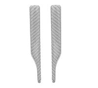 SOLUSTRE 2pcs Carbon Fiber Rearview Mirror Collision Strip Self Adhesive Scratch Resistant Decal with Aerodynamic Design Fit for Cars Durable Protection and Noise Reduction
