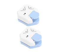 SOLUSTRE 2pcs Corner Punch Paper Rounder with Three Style Options for Crafting Photo Albums Business Cards Compact Lightweight Design for DIY Projects and Office Use