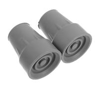 SOLUSTRE 2pcs Crutches Muffs Rubber Shoes Heavy Duty Non-Slip Replacement Pads for Walking Canes Crutch Tips for Outdoor Use and Daily Mobility