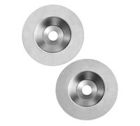 SOLUSTRE 2pcs Diamond Grinding Wheels Grit Angle Sharpener Discs for Sharpening Whetstone Wear Resistant Polishing Plate for Electric Grinder Tool