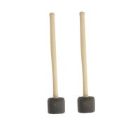 SOLUSTRE 2pcs Drum Mallets with Heads for Snare Drum Protection Ergonomic Percussion Sticks for Beginners and Music-making Accessories for Rhythm Development and Live Performance