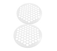 SOLUSTRE 2Pcs Dumpling Mold Plastic Ravioli Maker Kitchen Tool High-Temperature Resistant PP Material Compact Portable for Homemade Pierogi Empanadas