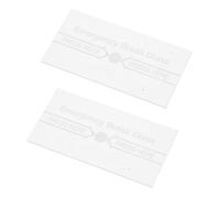 SOLUSTRE 2pcs Fire Alarm Cover Break Glass Switch Cover, High Temperature Resistant Glass, Essential Emergency Equipment for Scenarios and Emergency Situations