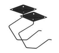 SOLUSTRE 2pcs Foldable Adhesive Banana Hanger Under Cabinet Hook Strong Kitchen Utensil Organizer for Fresh Fruit Storage Easy Install Space Saving Multifunctional Holder