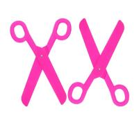SOLUSTRE 2pcs Giant Plastic Scissors for Circus Party Decorations with Striking Visual Effect and Versatile Use, for Outdoor and Themed Events