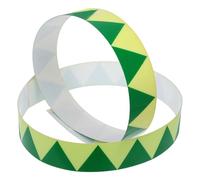 SOLUSTRE 2pcs Glow In The Dark Stickers: Emergency Glowing Safety Tape Night Glow Strips for Fire Exits Stairs Doors Walls Steps - Adhesive for Home Bedroom Bathroom Kitchen