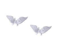 SOLUSTRE 2pcs Halloween Angel Wings Pet Costume White Cat Clothes S Fancy Cosplay Outfit for Cats Pet Supplies