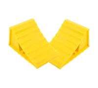 SOLUSTRE 2pcs Heavy Duty Rv Tire Chocks with Handle Wheel Blocks for Caravan Motorhome Camper Trailer Parking Tire Protection and Stability