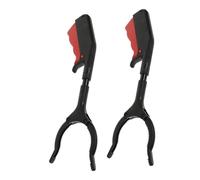 SOLUSTRE 2pcs Litter Grabber Tool Picker Upper Grabber Trash with Precision Teeth Design Sturdy Plastic and Iron Construction Space Saving Design for Elderly and Those with Back Issues