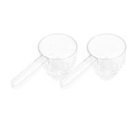 SOLUSTRE 2pcs Measuring Funnel Scoop Plastic Multi-use Lightweight for Liquid Products and Shower Gel Travel Business Trips