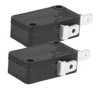 SOLUSTRE 2pcs Microwave Oven Fridge Door Micro Switch Replacement Normally Open Appliance Repair Accessory Versatile Control for Household Devices