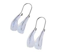 SOLUSTRE 2pcs Nose Lift up Corrector Nose Bridge Beauty Tool 2.76x0.79x0.79 Inch Silicone Straighten Nasal Bridge Does Not Affect Eating Suitable