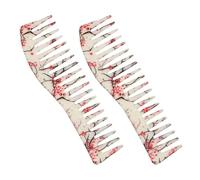 SOLUSTRE 2pcs Oil Hair Comb Tooth Comb Abs Material Smooths Cuticle Layer Does Not Hurt Scalp Men Hair Care Supplies for Daily Use