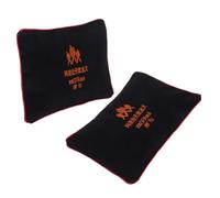 SOLUSTRE 2pcs Portable Microwavable Heating Salt Bag for Neck and Shoulders, Black Mineral Salt Cloth Heat Pad to Ease Discomfort and Alleviate Joint Issues, for Home and Gym Use in Winter
