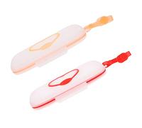 SOLUSTRE 2pcs Portable Wet Wipes Box Travel Wipes Holder Case for Diaper Bag Outdoor Use
