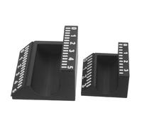 SOLUSTRE 2pcs Precise Vial Label Applicator for Bottles with Consistent Results and Pla Material, for Essential Oil Bottles and Candles in Labs and Small Businesses