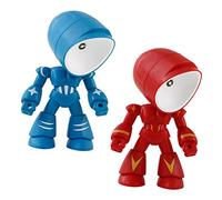 SOLUSTRE 2pcs Robot Night Light Lamps with Rotating Head Warm Glow Decorative Lighting for Room Aesthetic Home Decor