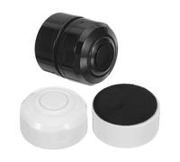 SOLUSTRE 2pcs round Magnetic Fish Tank Cleaning Brush for Aquarium Glass with Abs Material and Compact Design, Versatile Tool for Plastic and Glass Tanks in Home Or Office Aquariums